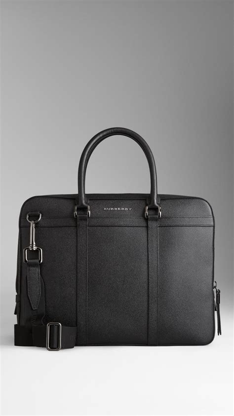 burberry london leather briefcase|Burberry leather briefcase for men.